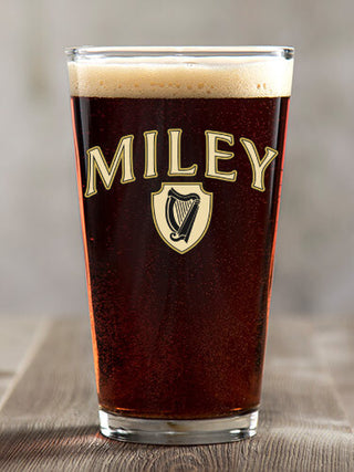 Irish Harp : Pint Glasses - Color Printed