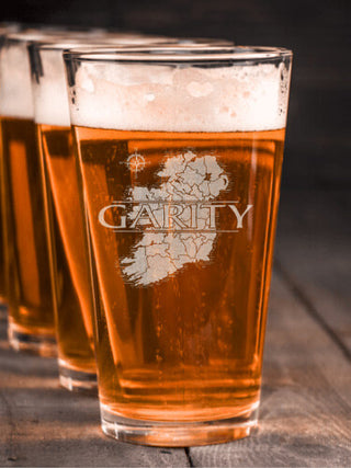 Irish Heritage : Pint Glasses - Engraved