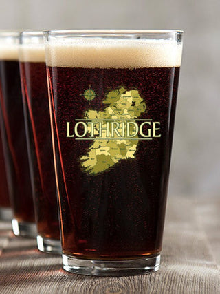 Irish Heritage : Pint Glasses - Color Printed