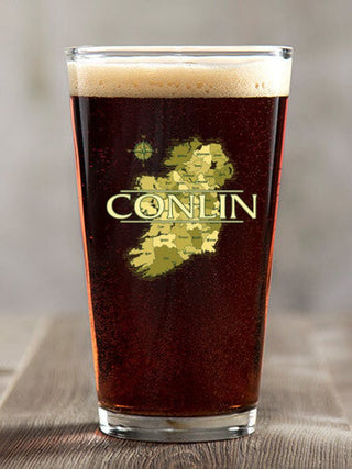 Irish Heritage : Pint Glasses - Color Printed