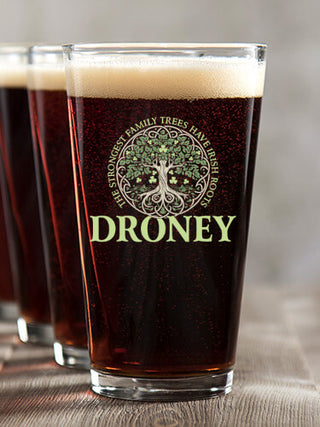 Irish Roots : Pint Glasses - Color Printed