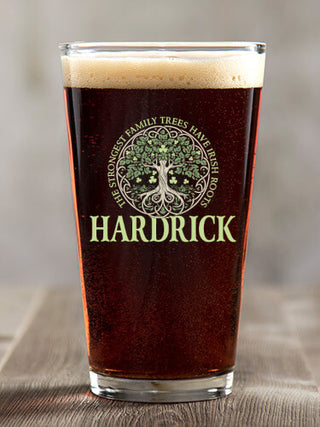 Irish Roots : Pint Glasses - Color Printed