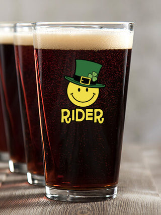 Irish Smiley : Pint Glasses - Color Printed