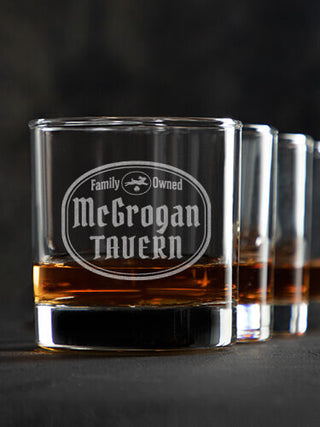 Irish Tavern : Rocks Glasses - Engraved