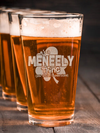 Irish Thing : Pint Glasses - Engraved