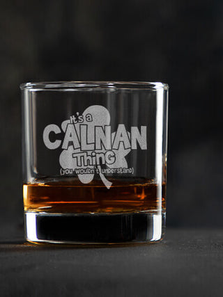 Irish Thing : Rocks Glasses - Engraved