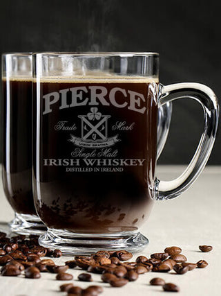 Irish Whiskey : Coffee Mugs - Engraved