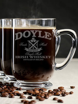 Irish Whiskey : Coffee Mugs - Engraved