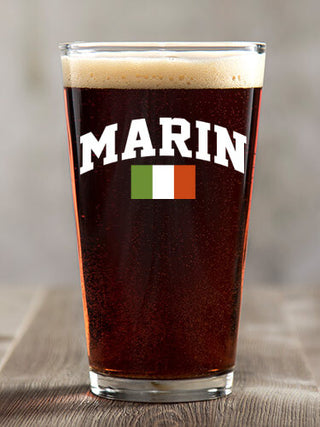 Italian Flag Varsity : Pint Glasses - Color Printed