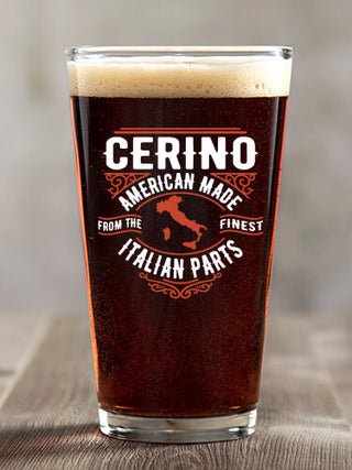Italian Parts : Pint Glasses - Color Printed