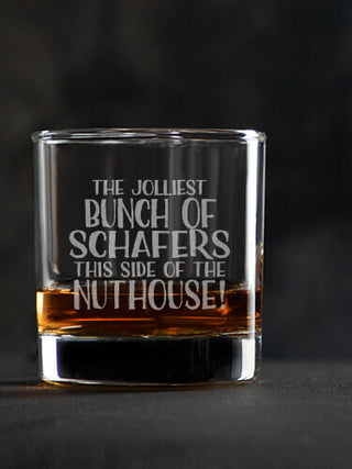 Jolliest Bunch : Rocks Glasses - Engraved