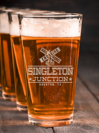 Junction : Pint Glasses - Engraved
