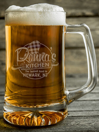Kitchen : Beer Mugs - Engraved