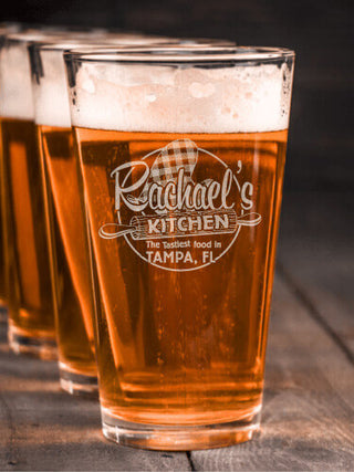 Kitchen : Pint Glasses - Engraved