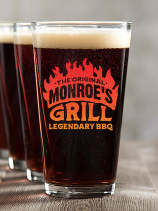 Legendary BBQ : Pint Glasses - Color Printed