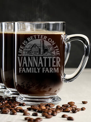 Life Is Better Farm : Coffee Mugs - Engraved