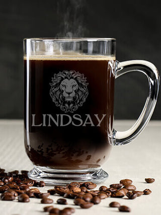 Lion : Coffee Mugs - Engraved