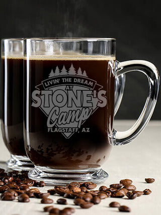 Livin' The Dream Camp : Coffee Mugs - Engraved