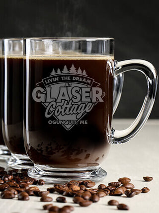 Livin' The Dream Cottage : Coffee Mugs - Engraved