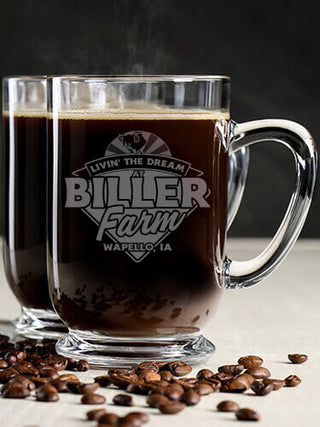 Livin' The Dream Farm : Coffee Mugs - Engraved