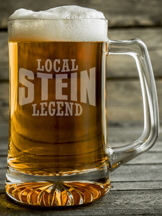 Local Legend : Beer Mugs - Engraved