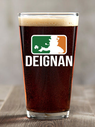 Major League Irish : Pint Glasses - Color Printed