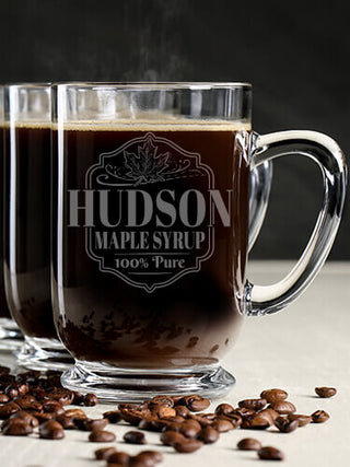Maple Syrup : Coffee Mugs - Engraved