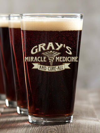 Miracle Medicine : Pint Glasses - Color Printed