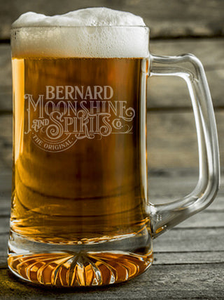 Moonshine and Spirits : Beer Mugs - Engraved