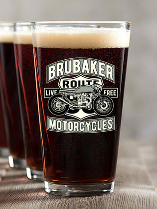 Motorcycles : Pint Glasses - Color Printed