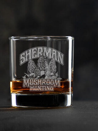 Mushroom Hunting : Rocks Glasses - Engraved