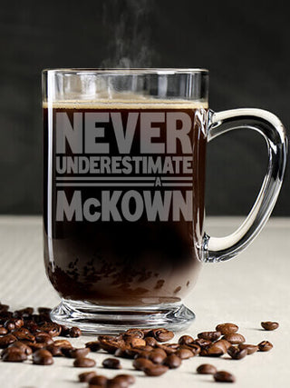 Never Underestimate Irish : Coffee Mugs - Engraved