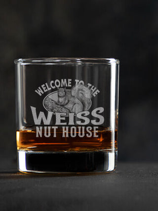 Nut House : Rocks Glasses - Engraved