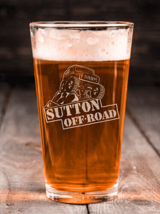 Off-Road : Pint Glasses - Engraved