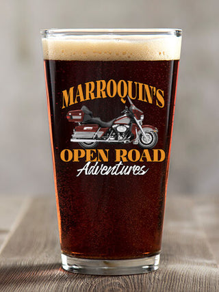 Open Road : Pint Glasses - Color Printed