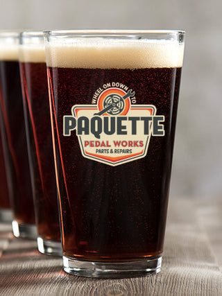 Pedal Works : Pint Glasses - Color Printed