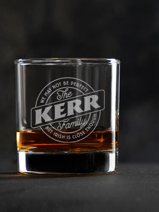 Perfectly Irish : Rocks Glasses - Engraved