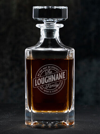 Perfectly Irish : Whiskey Decanter - Engraved