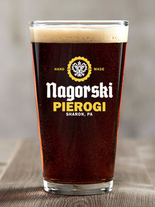 Pierogi : Pint Glasses - Color Printed