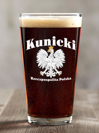 Polish Eagle : Pint Glasses - Color Printed