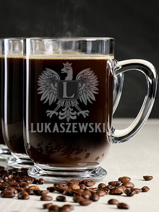 Polish Monogram : Coffee Mugs - Engraved