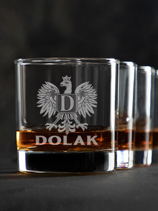 Polish Monogram : Rocks Glasses - Engraved
