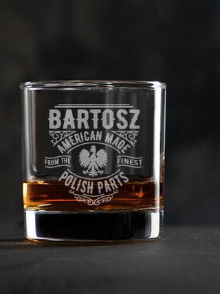 Polish Parts : Rocks Glasses - Engraved