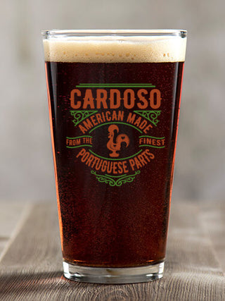 Portuguese Parts : Pint Glasses - Color Printed