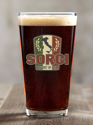 Product Of Italy : Pint Glasses - Color Printed