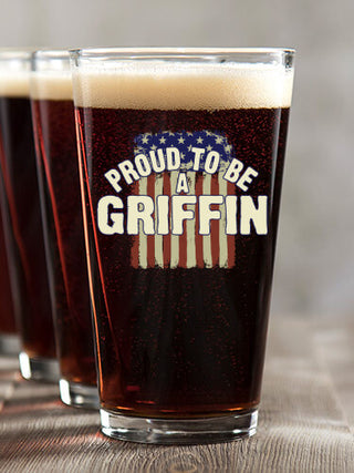 Proud To Be : Pint Glasses - Color Printed