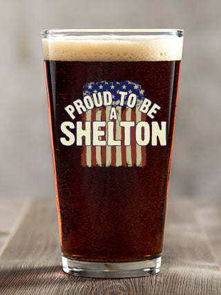 Proud To Be : Pint Glasses - Color Printed
