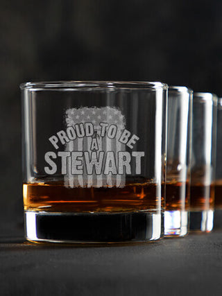 Proud To Be : Rocks Glasses - Engraved