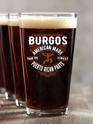 Puerto Rican Parts : Pint Glasses - Color Printed
