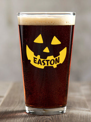 Pumpkin : Pint Glasses - Color Printed